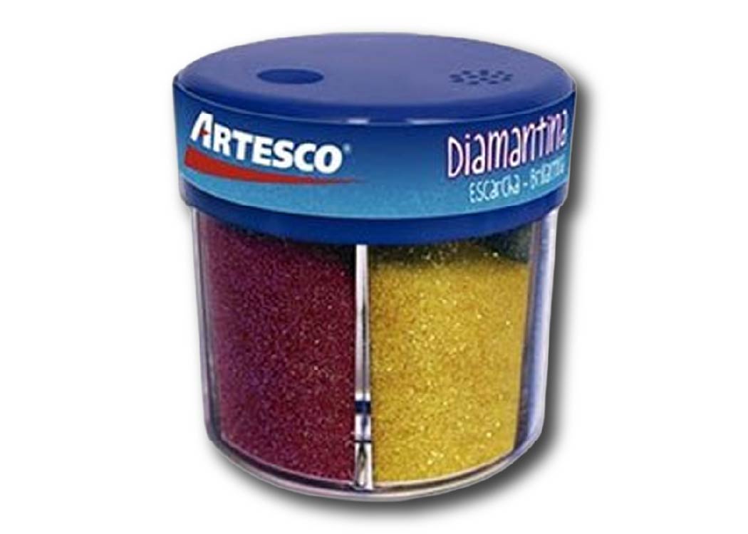 ESCARCHA METALIZADA NEON 60GR 6 COLORES SURTIDOS VASITO